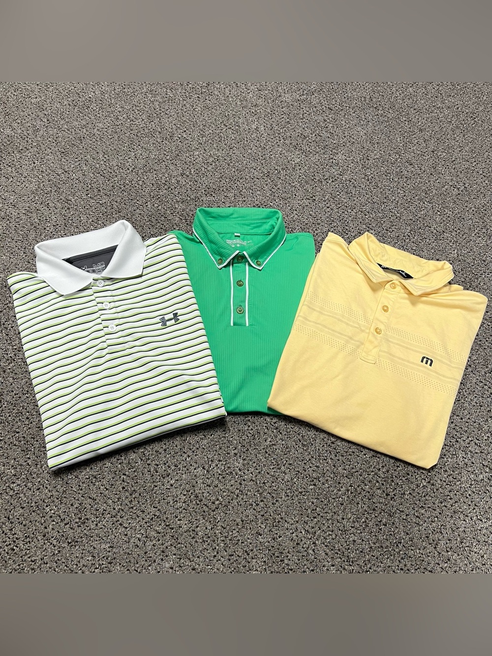 3 Medium Golf Shirts
